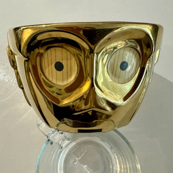 Disney C-3PO Star Wars golden metalic bowl - Picture 2 of 8